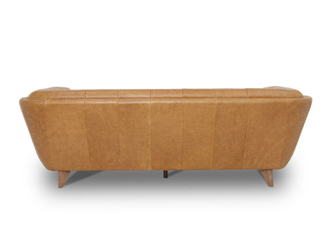 Divano Leather Cognak 3-Seater Sofa