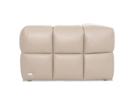 Sofá modular de dos plazas y dos lados en color beige Tuscono