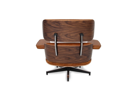 Meseo Cognak Lounge Chair and Ottoman