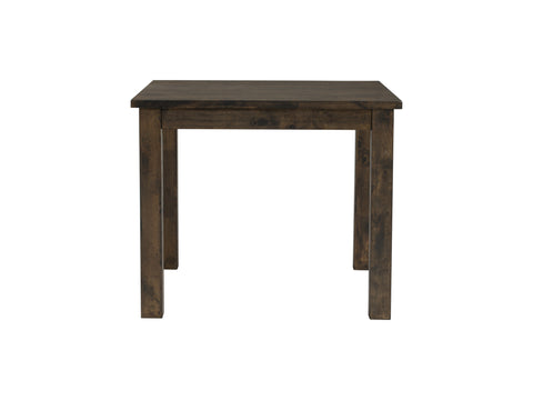 Annata Rustic Counter Table - Dark Solid Wood made from Oakaia, perfect for small dining spaces, with a timeless and elegant design.