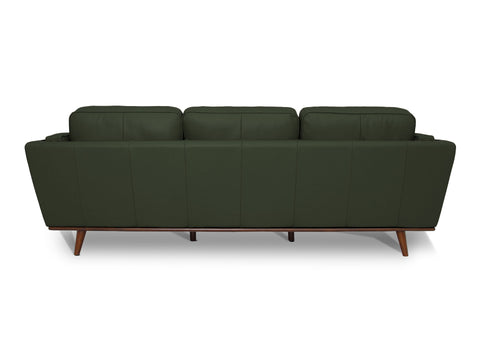 Selina Leather Royal Green 3-Seater Sofa