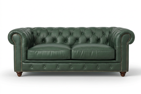 Royal Green loveseat studio preview