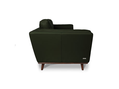 Selina Leather Royal Green 3-Seater Sofa