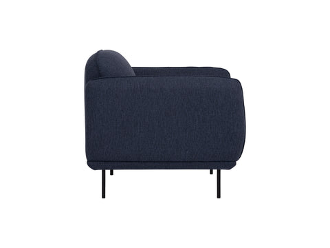 Silla decorativa azul Livia