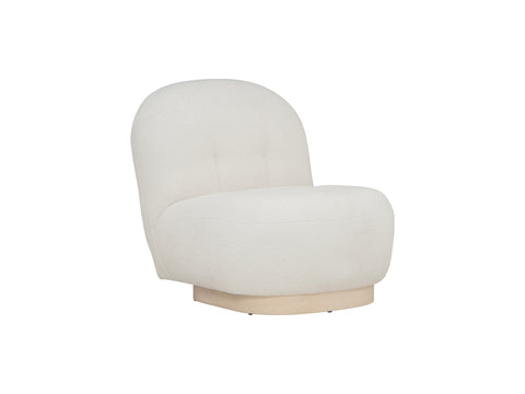 Silla decorativa blanca Bianca