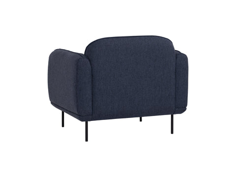 Silla decorativa azul Livia