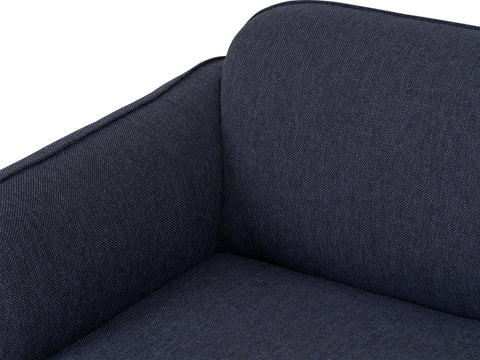 Silla decorativa azul Livia