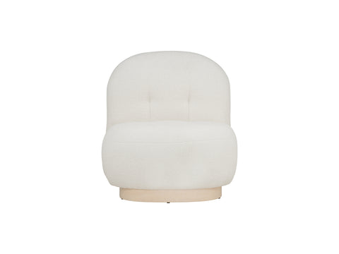 Silla decorativa blanca Bianca