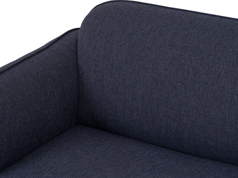 Sofá de 3 plazas Livia azul marino