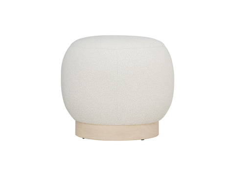 Puf blanco Bianca