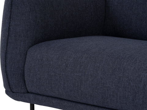 Silla decorativa azul Livia