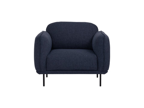 Silla decorativa azul Livia