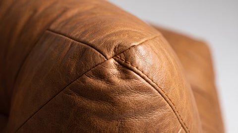 Mirano Camel Brown Distressed Leather Power Swivel Rocking Recliner Chair