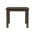 Annata Rustic Counter Table - Dark Solid Wood made from Oakaia, perfect for small dining spaces, with a timeless and elegant design.
