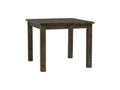 Annata Rustic Counter Table - Dark Solid Wood with clean lines, perfect for small dining spaces, made from durable Oakaia Wood.
