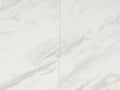 Caldo Extendable dining table white marble-look high-pressure laminate top