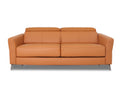 Elena Cognac Leather Sleeper Sofa featuring premium leather upholstery and modern design.
