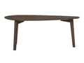 Lorenzo Nesting Coffee Tables Set of 2 with walnut veneer top and mid-century silhouette