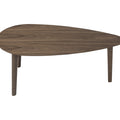 Lorenzo Nesting Coffee Tables Set of 2 with walnut veneer