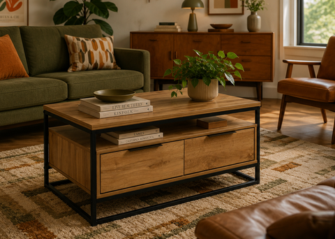 Moda industrial Style Coffee Table