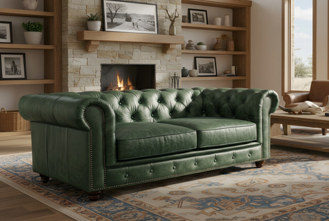 Royal Green loveseat lifestyle preview