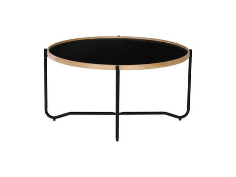Siena Industrial Modern Coffee Table with sleek design and bentwood frame