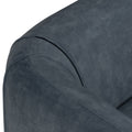 Close-up of Soffio Glam Mid-Century Modern Velvet Accent Chair in Arctus fabric