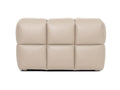 Tuscono Leather Beige 2 seater Single Lounge Modular Sofa, showcasing a plush cloud-like design with top semi-aniline leather.