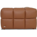 Tuscono Leather Brown 2 seater Single Lounge Modular Sofa shown in a plush and modern design.