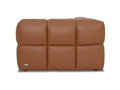 Tuscono Leather Brown 2 seater Single Lounge Modular Sofa shown in a plush and modern design.